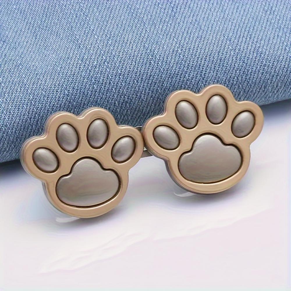 

Cute cat claw waist buckle pair, removable nail-free seam-free waist button, waist circumference large change small waist button - waist fit artifact One size