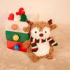 2024 Christmas Reindeer Scarf & Holiday Figurine Gift