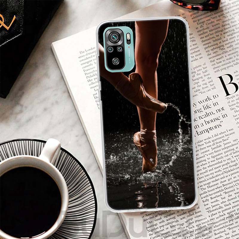 Ballet Dancer Watercolor Cover For Xiaomi Redmi Note 14 13 12S 12 11 Pro Plus Phone Case 11S 10S 10 11E 11T 14Pro 13Pro Print Co