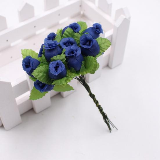 1 bukett kunstig blomst 12 rosehoder DIY Craft Home Party Bryllupsdekor
