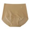 Female High Waisted Seamless Ice Silk Underwear Large Size Cotton Crotch Cinching Abdomen and Lifting Buttocks