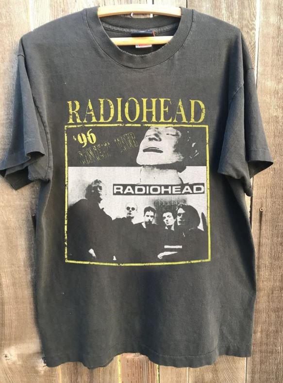 

Radiohead Band Tour 2025 Classic Style Charcoal Unisex T shirt S5XL KH18607 Unisex T-Shirt XXXXL