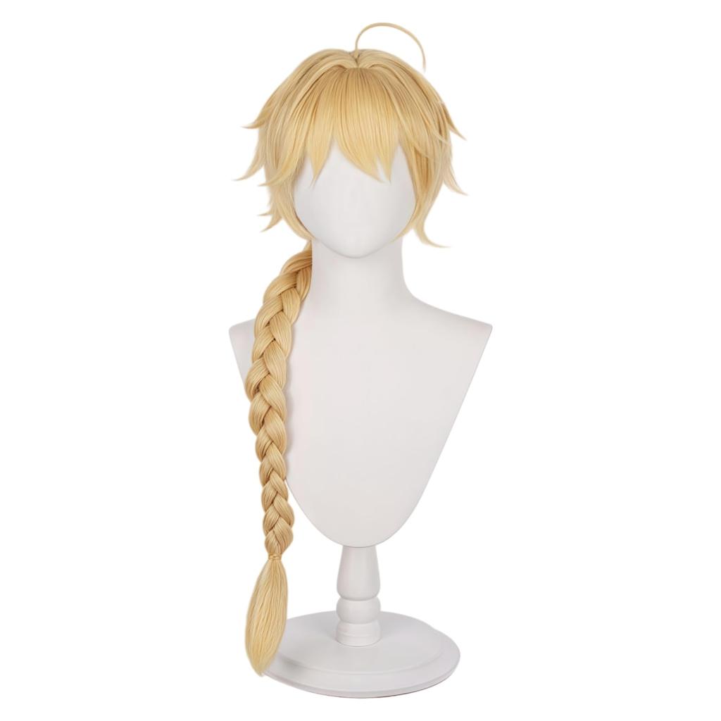 Genshin Impact Traveler Sora Cosplay Wig with for School Cultural and Photo Disguise Yourself Wig, Heat-Resistant, Net, Events, Festivals, Festivals,