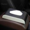 Faux Leather Tissue Case for Vehicle Car Box, Sun Visor Type Block Hanging Container, Towel Napkin Holder, No Jam Box Paper Rack Organizer,
