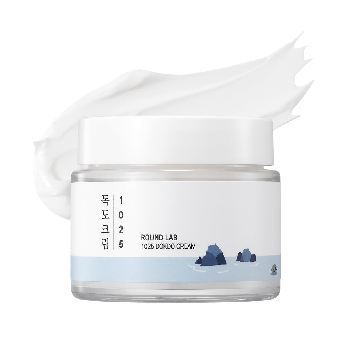 ROUND LAB 1025 Dokdo Cream / Facial Soothing Moisturizing 80ml 2.7 fl oz White