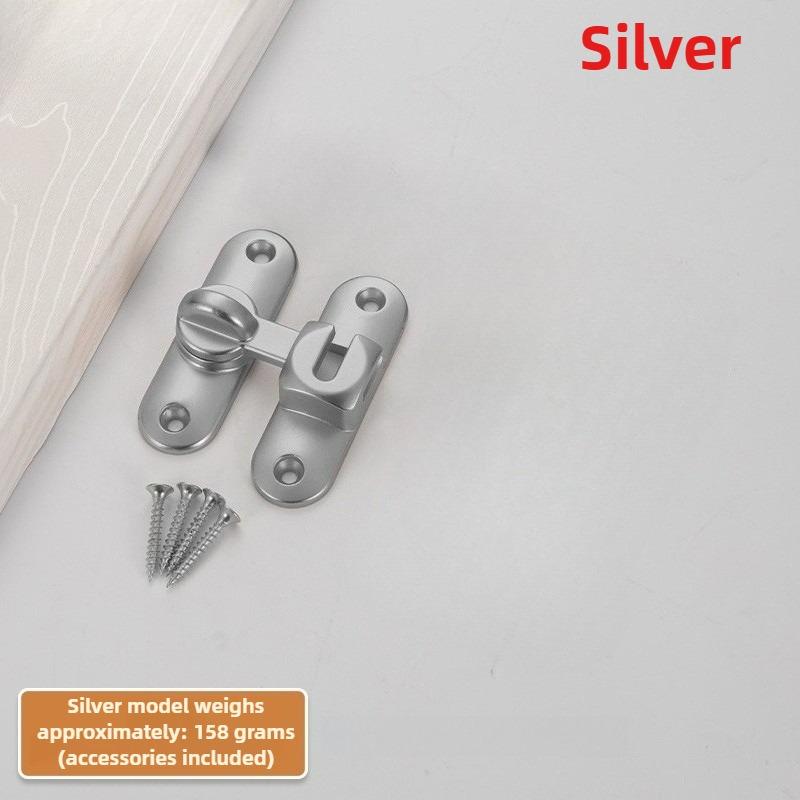 Zinc Alloy Hook Latch Window Drawers Cabinet Locks 90/180 Degree Barn Door Latch Bolt Hooks Sliding Gate Buckles Hardware