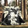 1pc Magic Tricks Outdoor Flannel Throw Blanket Soft, Cozy, Warm All Season, Machine Washable,