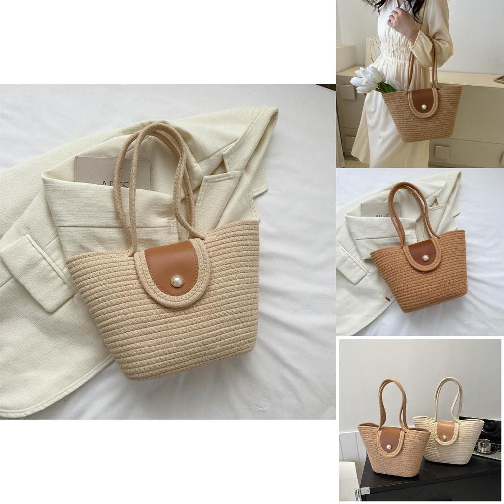 Large Capacity Popular Woven Bag 2023 Summer New Trend Fashion Shoulder Bag