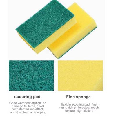 Doppelseitige Scheuerschwämme Küchen-Spülschwamm Scheuerschwamm Nano-Schmirgel Reinigen Topf Rost Schüssel Flecken Reinigungs-Schwämme