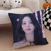 actor youthful SShin Yuna Cushion Cover Throw Pillow Cover Hidden Button Durable Polyester Chair Cushion