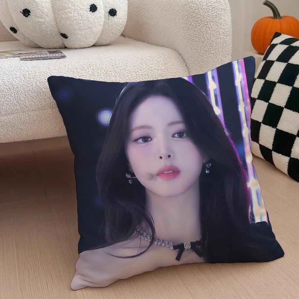 actor youthful SShin Yuna Cushion Cover Throw Pillow Cover Hidden Button Durable Polyester Chair Cushion