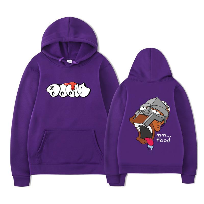 Mf Doom Rappeur Sweats à capuche Impression Anime Ensemble Vêtements Homme