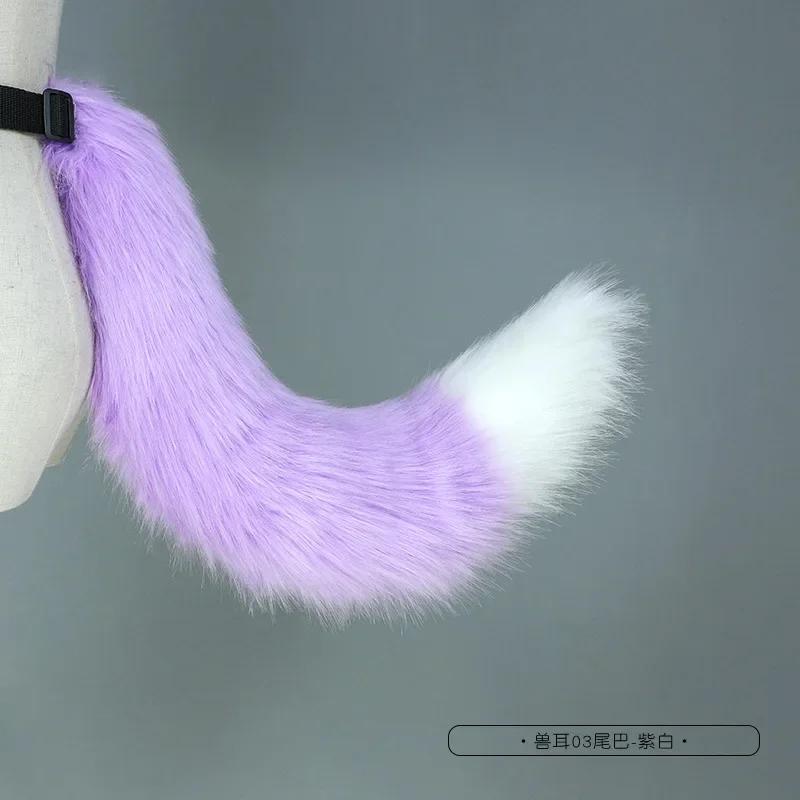 New Sexy Fox Tail Cosplay Costume Kawaii Lolita Faux Fur Fox Tail JK Girl Party Halloween Cosplay Props Gyaru Anime Animal Tails