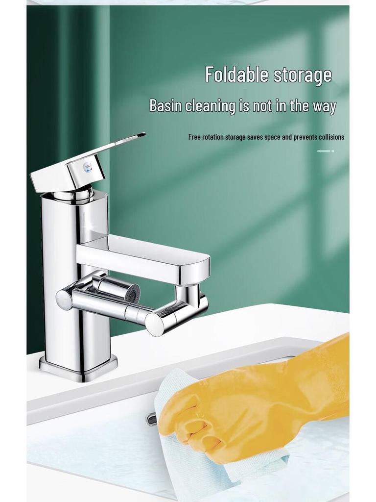 Rotatable Mechanical Faucet Extender - Anti-splash Multifunctional Spout Head