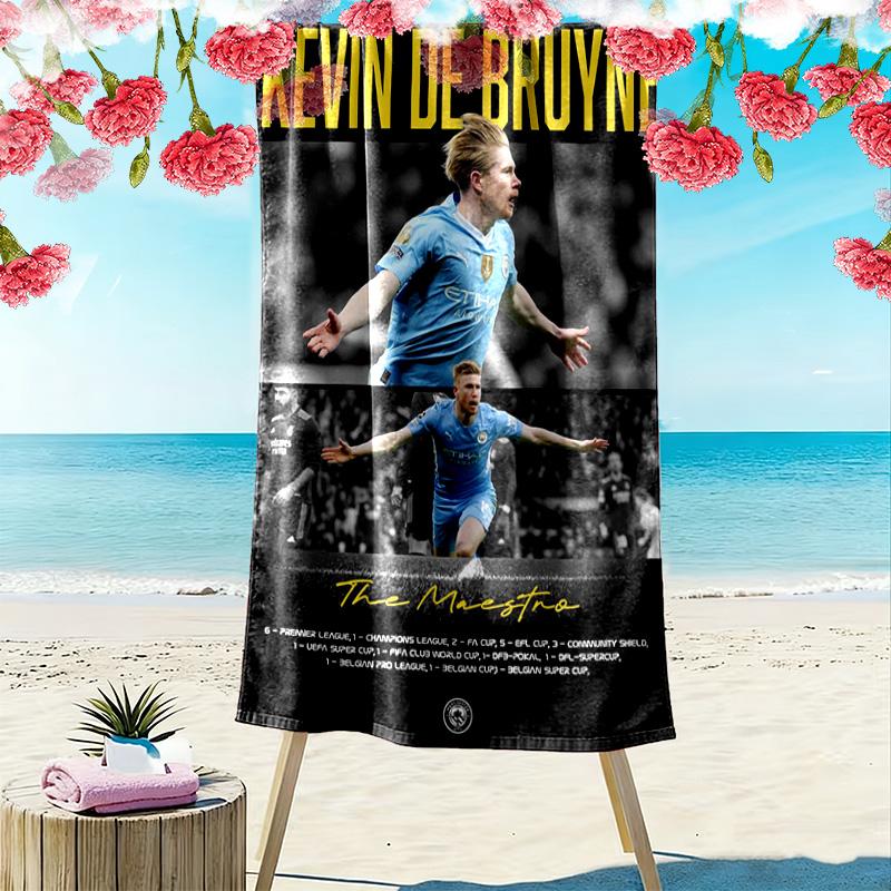 The Brain Kevin De Bruyne Beach Towel Portable For Travel Outdoor Camping Seaside Quickdrying Swim Towel Swim Travel And Vacation Towels Beach