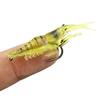 10Pcs Lures Bait Shrimp Lures Fishing Simulation Luminous Prawn Saltwater Hooks
