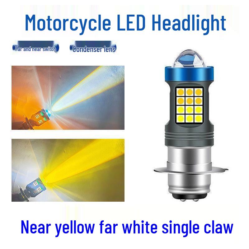 Universelle LED-Motorrad-Scheinwerferlampe, Super Hell 12V-80V, Fernlicht/Abblendlicht, Zweipolig/Dreipolig H4 Modifikation