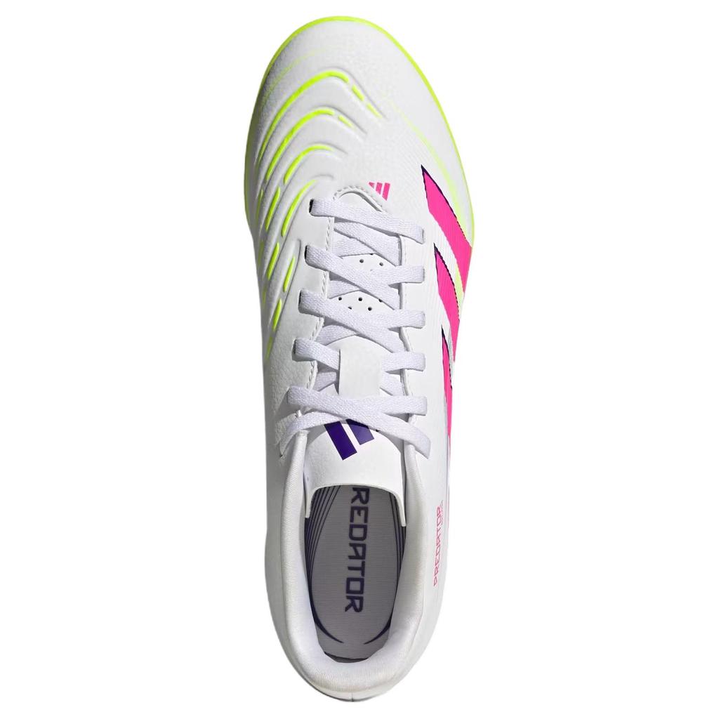 Adidas Predator Club Versatile Comfortable TF (Rubber Studs) Fabric Non-Slip Wear-Resistant Football Shoes Men Football Shoes White Pink ID3785