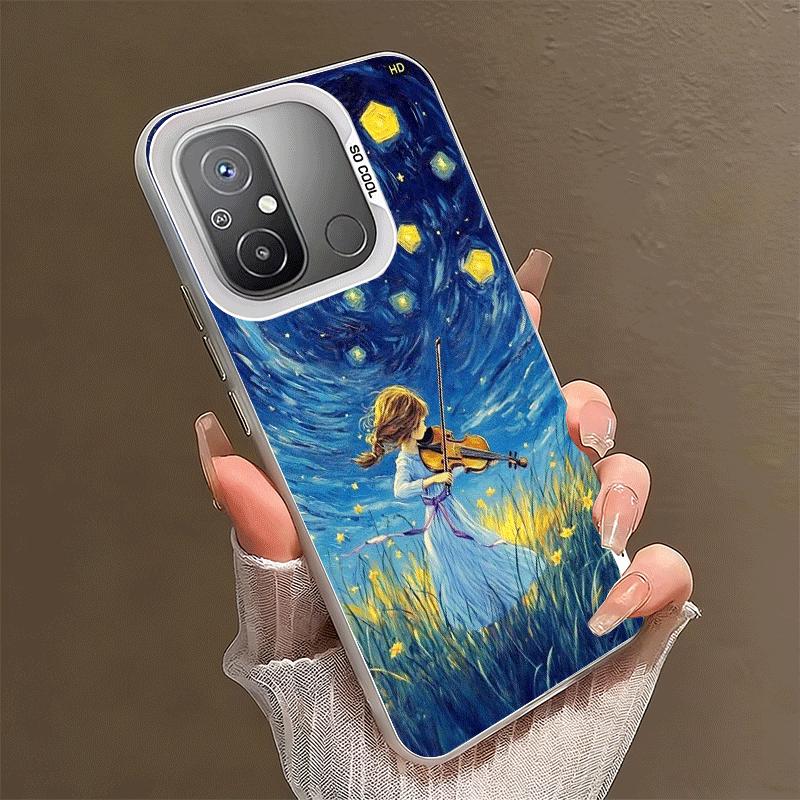 

Violin Music Soft Phone Case for Xiaomi Redmi 15C 15 14C 13C 12C Poco X5 X6 X7 Pro X3 F8 F7 Ultra M8 13 12 Cover Back Shell Xiaomi Redmi 15 5G