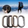 Accessories Camping Hiking Handbags Clips Bag Belt Buckles Outdoor Carabiner Spring Oval Rings