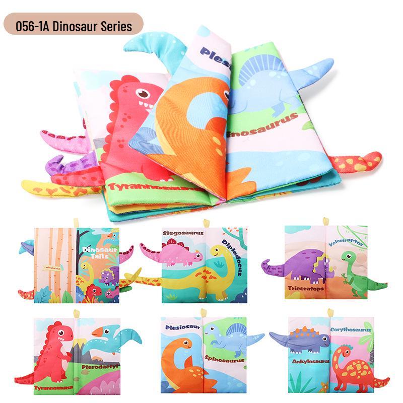 Cartea de pânză senzorială pentru bebeluși: Temă Ocean & Pădure