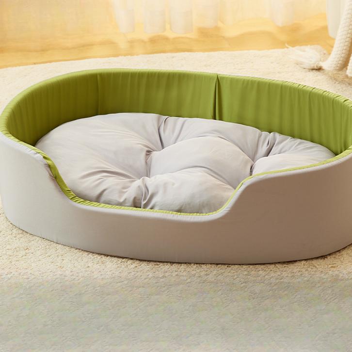 

Лежанка для собаки со съемным экраном для шерсти - Лежанка для питомца из пены с памятью, Нескользящая и двусторонняя конструкция для всех сезонов 50x35cm