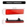2PCS Rear Bumper Reflector Brake Tail Light Shell no bulb For Opel Vauxhall Vivaro Movano A For Nissan Primastar Accessories