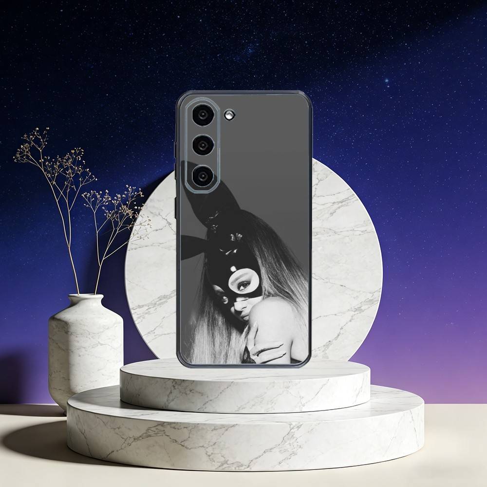 Ariana Grandes Phone Case For Samsung Galaxy A73,A72,A71,A70,A53,A52,A51,Others Soft Black Cover
