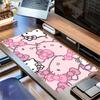 Hello Kitty, Pink Bow Themed XXL Mouse Pad - Non-slip Rubber Desk Mat for Gaming and Office Use, Multi-Function Keyboard and Mouse Pad, Idea