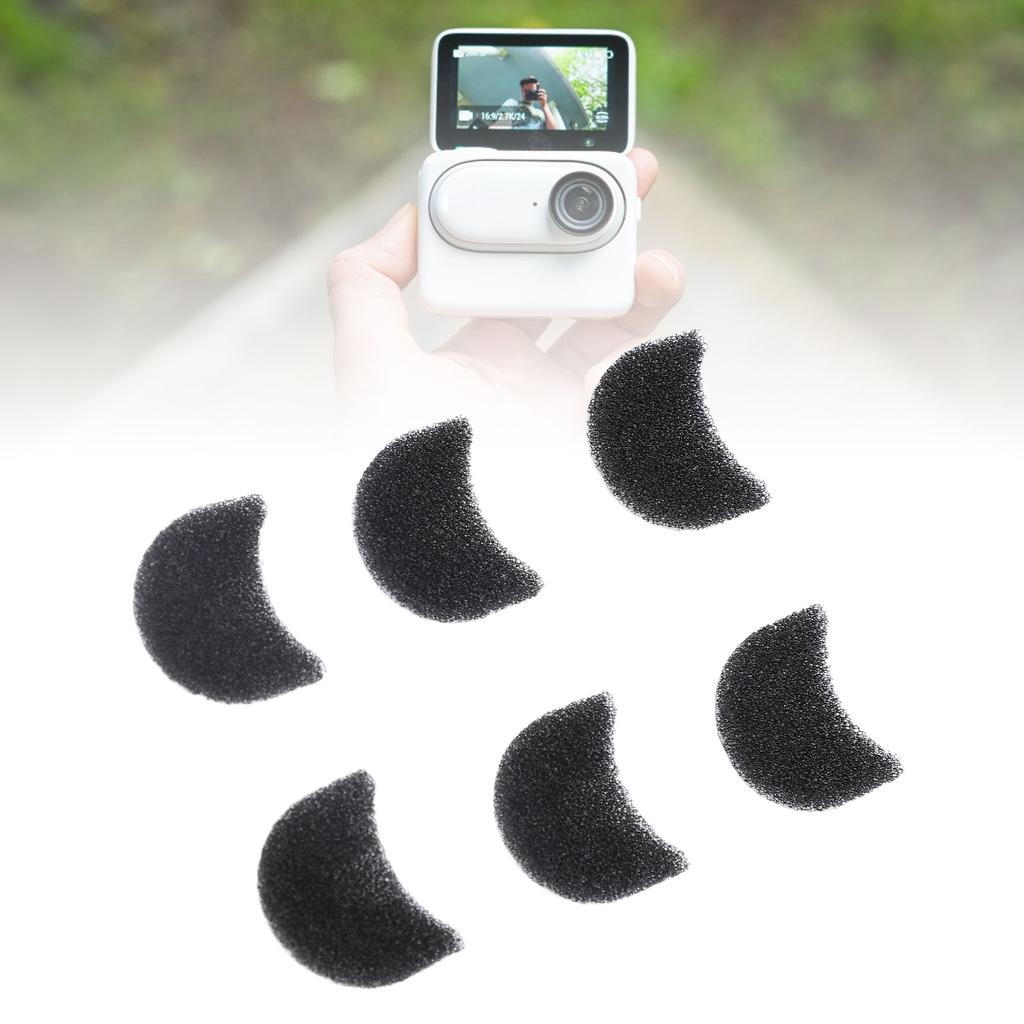 Kožešinový kryt mikrofonu pro GO 3S Redukce hluku Sportovní kamera Větruodolné bavlněné polštářky Kryt mikrofonu proti větru Větrný filtr