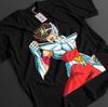 Maglietta Saint Seiya Shiryu T-shirt Hyoga T-shirt Shun Top Ikku Maglietta Grafica Anime