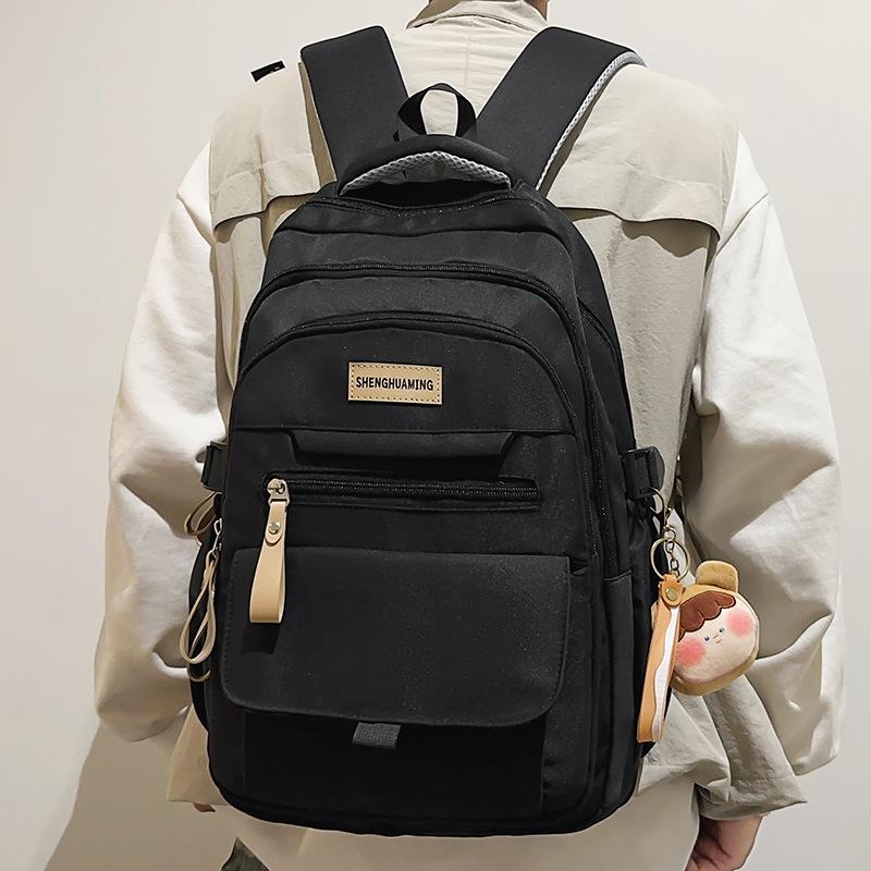 Schoolbag Children Elementary School Girls College Students High School Students Junior High School Students Multi Layer Backpack