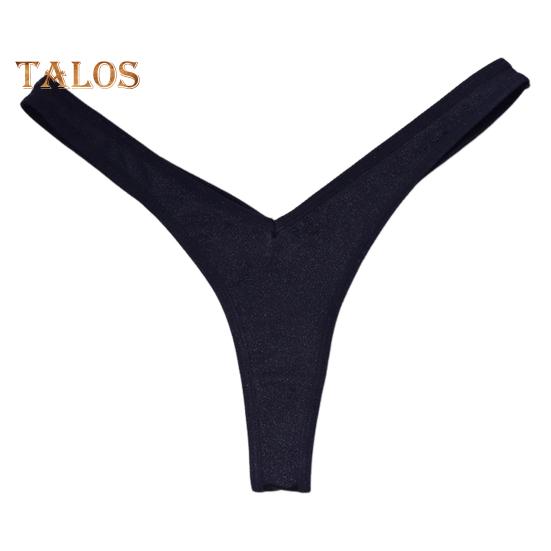 

Жіночі трусики стрінги Тонкі безшовні однотонні стрінги з низькою талією Гарна повітропроникність Жіночі труси Жіноча щоденна білизна L