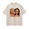 Meme Festa Bambole Grafica Meme Magliette Unisex Donna Manica Corta Gotico High Street T-shirt Cotone Lavato Vintage Larga T-shirt