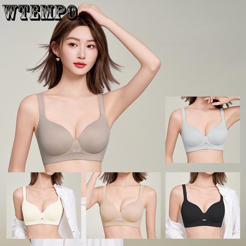 Invisible Bra Women's Lactation Lingerie Women's Traceless Bra Lift Soft Support Bra Push Up Bra