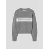 Modified Lettering Pullover Gray