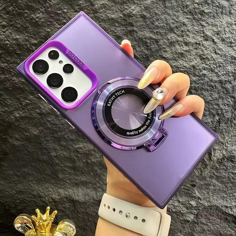 Matte Holder CD Ring Phone Case For Infinix ITEL S23 A48 A05S A60 S16 S17 Vision 3 1 Pro Plus Itel P55 P38 P36 Lite Cover Capa
