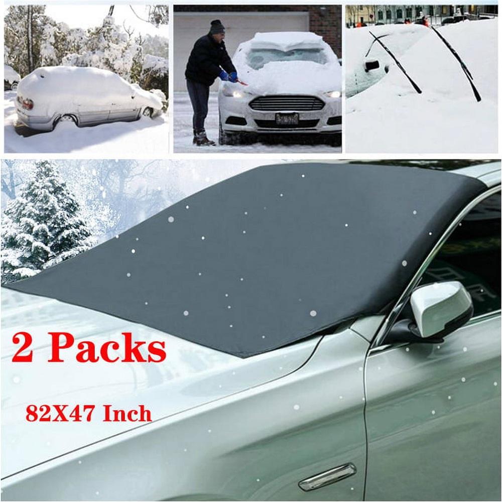 2Packs Car Sunshade Protective Cover Sunscreen Insulation 82*47Inch