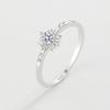925 Sterling Silver Sunflower Ring - Women's Fashion, Light Luxury, Japanese Design