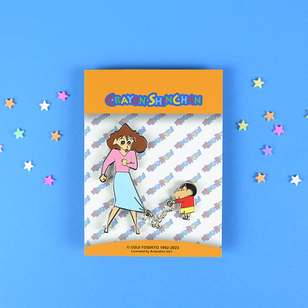 Iknowk Crayon Shin-Chan 3D & Chain Badge 5 Types