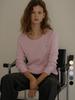 Tilaidai U-Neck Ribbed Raglan Knit_5Color