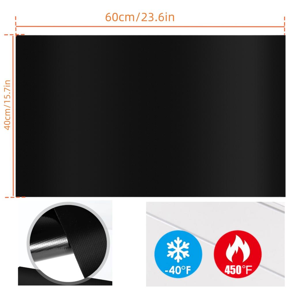 Induction Cooker Protective Pad Silicone Electric Stove Top Cover Heat-resistant Non-Slip Stove Top Protector Mat for Kitchen