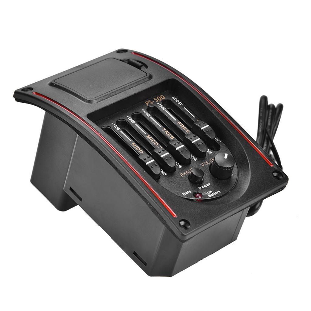 EQ PS 500 5Band Equalizer Digital Tuner Pickup for Acoustic Guitar