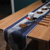 Linen Simple Chinese Style Ink Painting Table Runner Tea Table Strip Coffee Table Flag