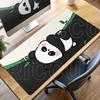Large Mausepad Cute Panda Mousepad XXL Gamer Keyboard Mat Pc HD Desk Mats Company Mouse Pad Black White Cartoon Deskpad For Gift