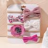 5Pcs/lot Baby Elastic Nylon Headband Newborn Sweet Flower Lace Bow Hair Bands for Babe Infant Toddler Soft Girl Hair Accessories