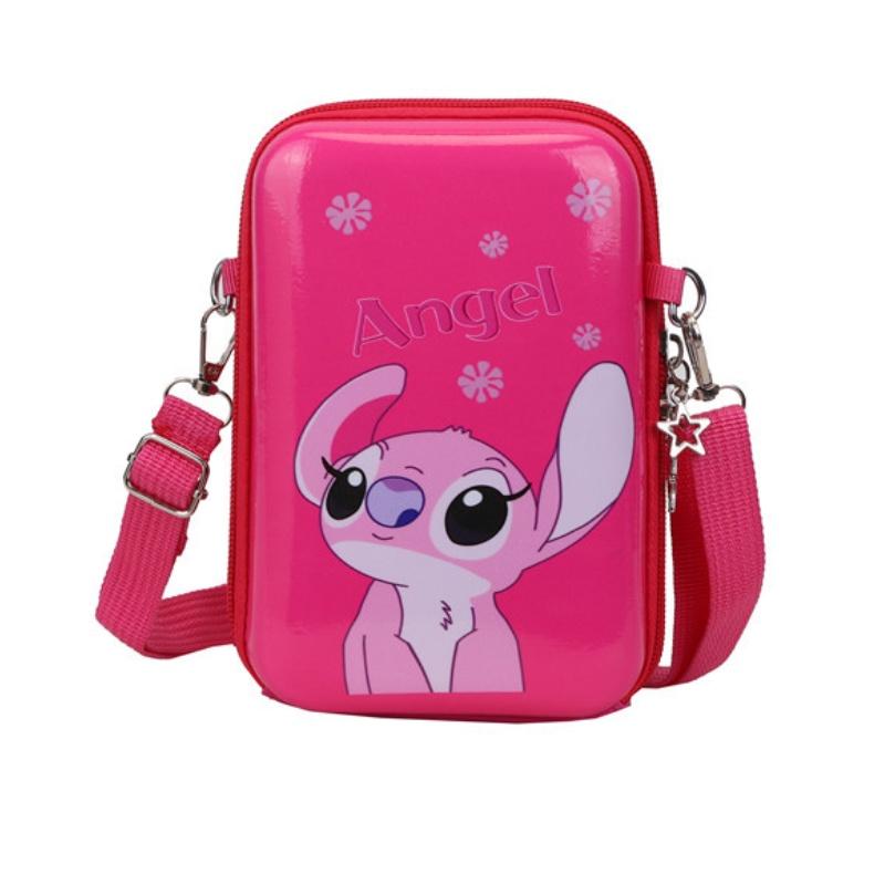 Niedliche Cartoon PVC Geldbörse Hartschalenbox Tasche für Kinder und Erwachsene, Verstellbarer Schultergurt inklusive