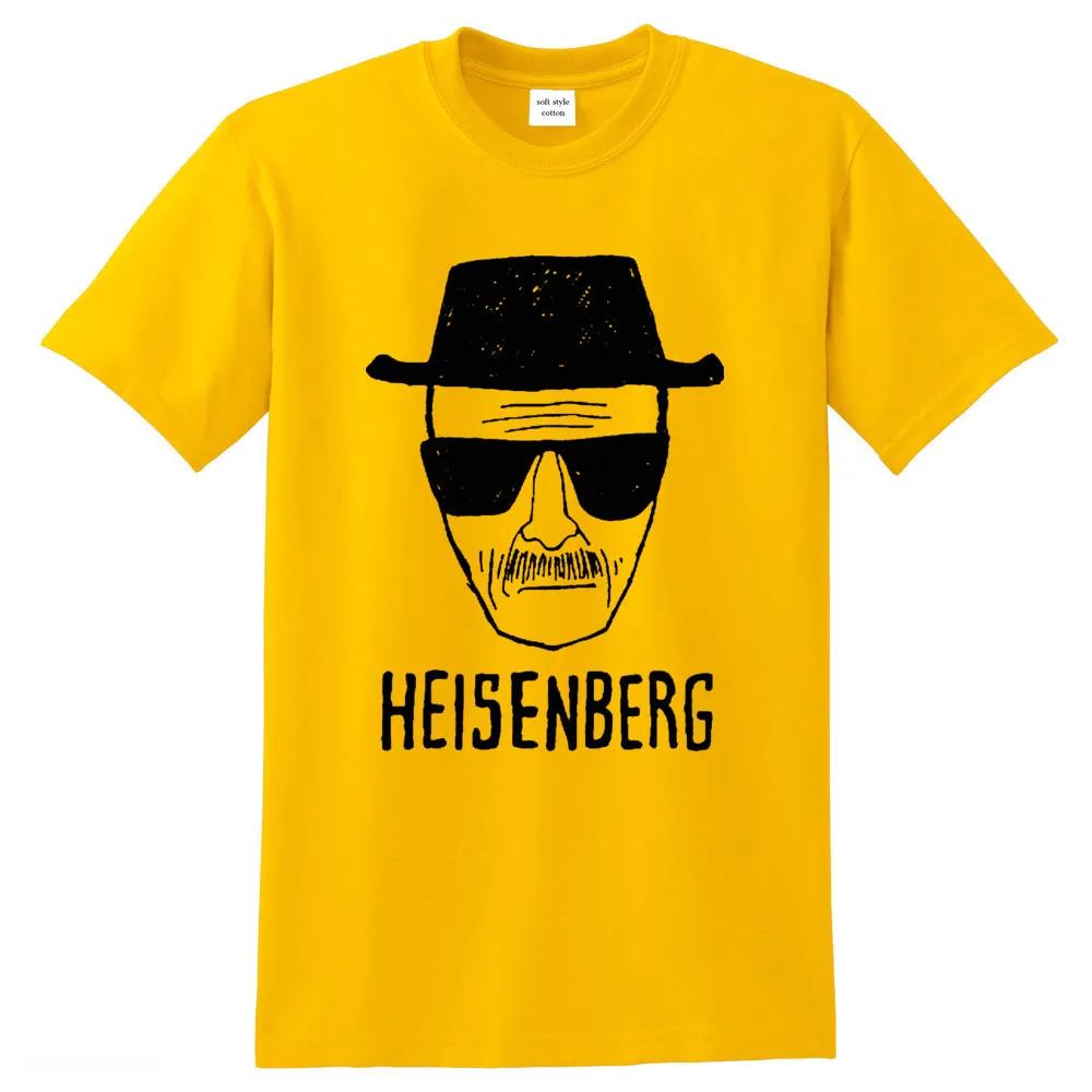 Tricou cool pentru bărbați Haine Breaking Bad Calitate superioară 100% bumbac larg Tricou imprimat Heisenberg casual pentru bărbați