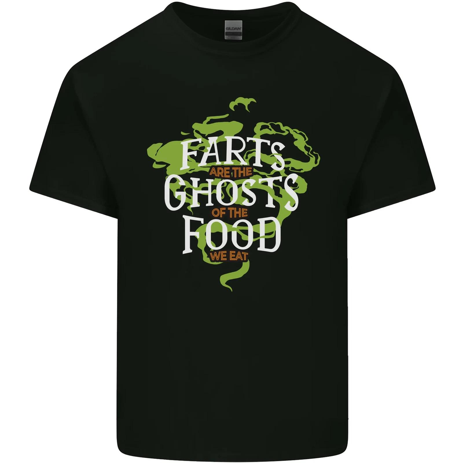 

Farts are the Ghosts of Food Funny Flatulence Farting Kids T-Shirt Childrens S