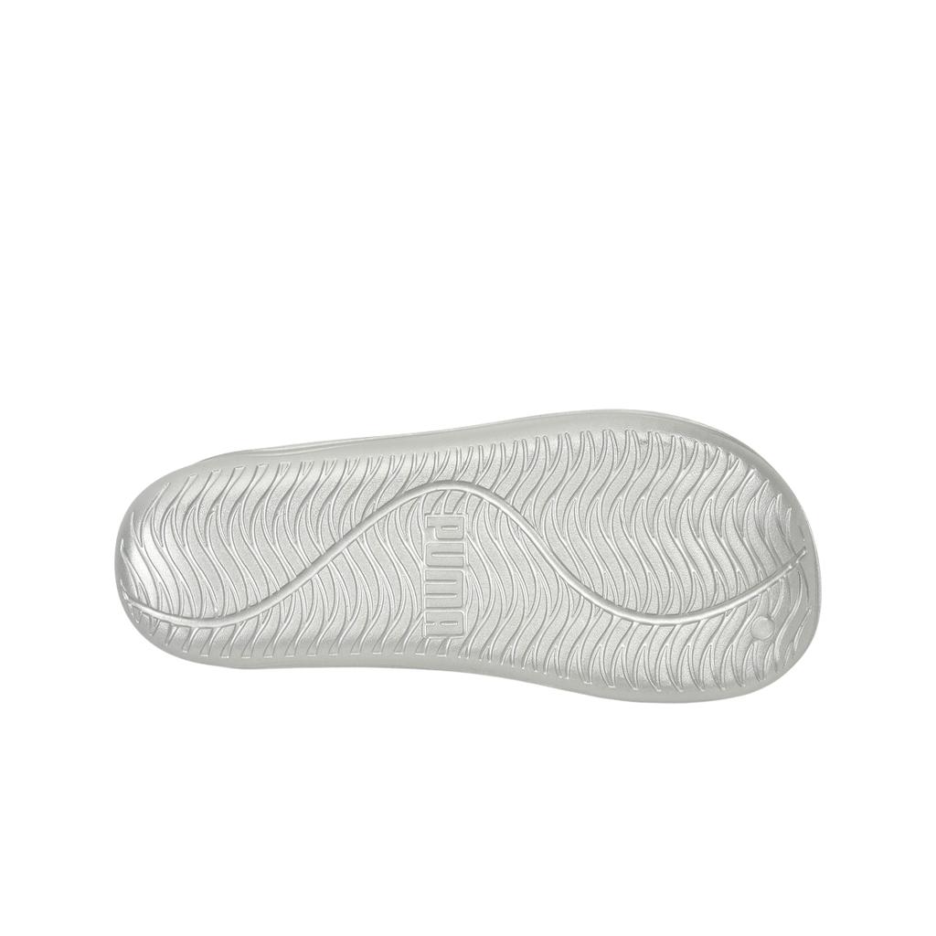Puma Wave Mule Comfortable Fashion Open-Toe Slippers Unisex Slippers Silver 401558-01